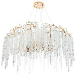 Люстра с хрустальными подвесками Bunch of Crystal Berries Gold Chandelier 12 варинант исполнения - 1 | Loft Concept в Красноярске