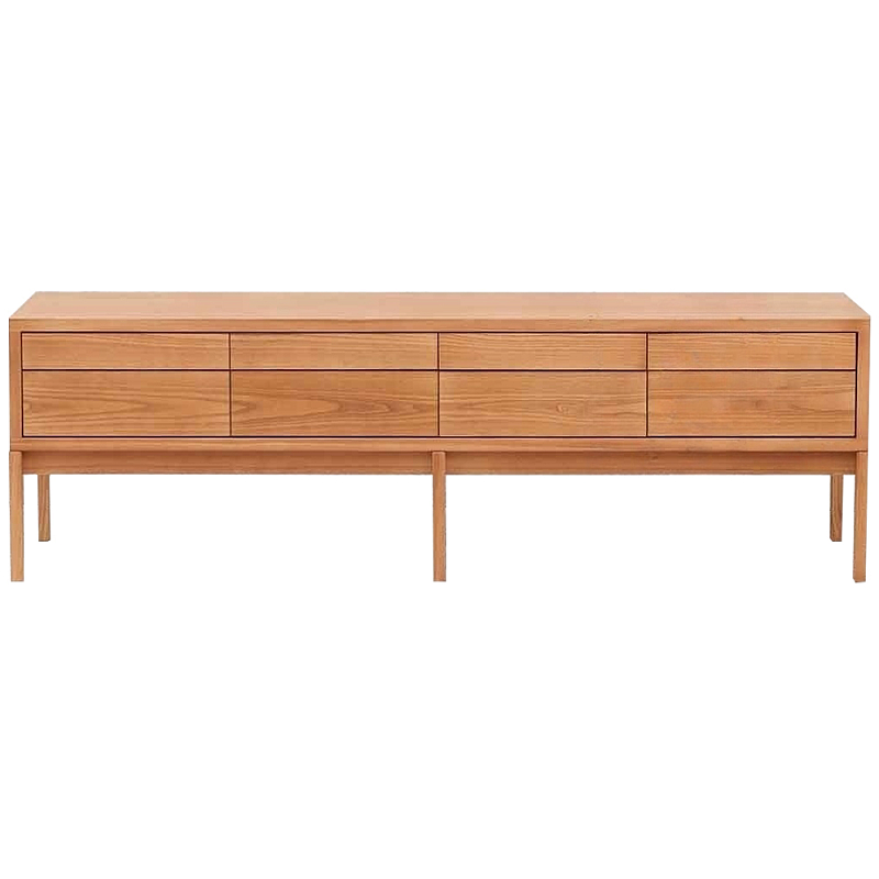 Длинная деревянная консоль с ящиками Espen Wooden Console Древесина Длинная деревянная консоль с ящиками Espen Wooden Console Древесина в Красноярске | Loft Concept