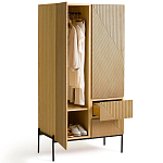 Шкаф с геометрическим рисунком на дверцах Anders Light Wood варинант исполнения - 4 | Loft Concept в Красноярске