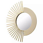 Зеркало-солнце круглое с золотистыми лучами SunMoon  варинант исполнения - 1 | Loft Concept в Красноярске