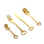 Набор столовых приборов Seletti Keytlery Gold set of 6 варинант исполнения - 1 | Loft Concept в Красноярске
