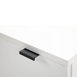 Тумба прикроватная белая с ящиками Strict Lines варинант исполнения - 4 | Loft Concept в Красноярске