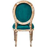 Стул из натурального бука зелёный с цветочным принтом Impressionism in Color варинант исполнения - 2 | Loft Concept в Красноярске