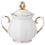 Чайный сервиз из фарфора со стразами на 6 персон 15 предметов Shine Porcelain варинант исполнения - 2 | Loft Concept в Красноярске