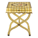 Приставной столик с ящиком в стиле ретро Vintage Rustic Tablecloth варинант исполнения - 1 | Loft Concept в Красноярске