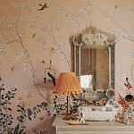 Обои ручная роспись Cecily pink варинант исполнения - 4 | Loft Concept в Красноярске