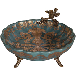 Блюдо фарфоровое Птица на ветке Flora варинант исполнения - 2 | Loft Concept в Красноярске