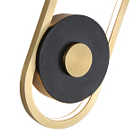 Бра с овальной рамой цвета латунь Midnight Orbit варинант исполнения - 2 | Loft Concept в Красноярске