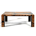 Кофейный Стол River in Autumn Elm Resin Coffee Table варинант исполнения - 3 | Loft Concept в Красноярске