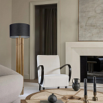 Настольная лампа с металлиеским черным трубчатым основанием Fulgurite варинант исполнения - 4 | Loft Concept в Красноярске