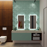 Гипсовая 3D панель с принтографией PM-24 варинант исполнения - 1 | Loft Concept в Красноярске