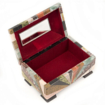 Шкатулка из натурального камня змеевик Stone Casket варинант исполнения - 3 | Loft Concept в Красноярске