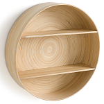 Полка настенная из бамбука Zenara варинант исполнения - 3 | Loft Concept в Красноярске