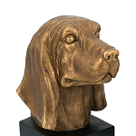 Держатель для книг с бронзовыми фигурками головы собаки Dog Elegance  варинант исполнения - 4 | Loft Concept в Красноярске