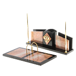 Настольный письменный набор из розового мрамора Marble Accessory варинант исполнения - 2 | Loft Concept в Красноярске