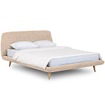 Кровать с мягким изголовьем Palmer Bed варинант исполнения - 7 | Loft Concept в Красноярске