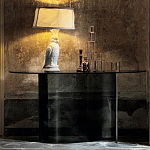 Консоль дымчатого цвета с изогнутым основанием Arabesque варинант исполнения - 3 | Loft Concept в Красноярске