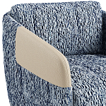 Дизайнерское Кресло William с кожаными подлокотниками  варинант исполнения - 3 | Loft Concept в Красноярске