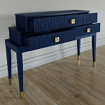 Премиальная Консоль с тремя ящиками Elsa Dreams Blue варинант исполнения - 2 | Loft Concept в Красноярске