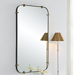 Зеркало настенное в черной металлической раме Mirror Cardinal варинант исполнения - 4 | Loft Concept в Красноярске