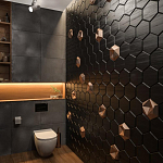 Гипсовая 3D панель с принтографией PM-41 варинант исполнения - 2 | Loft Concept в Красноярске