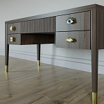 Письменный стол с 4-мя ящиками Elsa Dreams Walnut варинант исполнения - 4 | Loft Concept в Красноярске