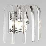 Бра цвета никель с изогнутыми хрустальными элементами Radiant Ribbons варинант исполнения - 4 | Loft Concept в Красноярске