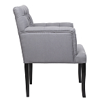 Кресло Addison Chic Armchair grey flax варинант исполнения - 2 | Loft Concept в Красноярске