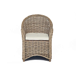 Кресло из ротанга с подушкой Nest бежево-серое варинант исполнения - 2 | Loft Concept в Красноярске