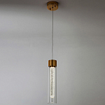 Подвесной светильник золото Sparkling Bubbles Tube Gold Hanging Lamp варинант исполнения - 3 | Loft Concept в Красноярске
