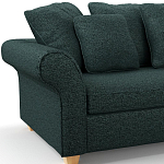 Мебельная ткань Шенилл темно-зеленый цвет 138 см T4-39 варинант исполнения - 5 | Loft Concept в Красноярске