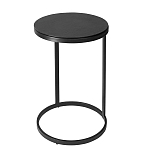 Кофейный столик круглый чёрный Compact Loft варинант исполнения - 2 | Loft Concept в Красноярске