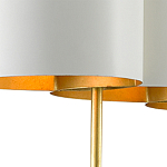 Люстра прямоугольная с белыми цилиндрическими абажурами White Ribbon варинант исполнения - 4 | Loft Concept в Красноярске