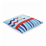 Подушка декоративная из хлопка по мотивам нанайских орнаментов Ural and Siberian Patterns варинант исполнения - 1 | Loft Concept в Красноярске