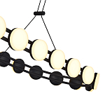 Люстра овальная с круглыми светодиодными источниками света Maxine Light варинант исполнения - 13 | Loft Concept в Красноярске