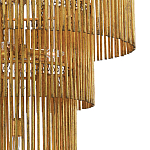 Люстра трёхъярусная золотого цвета Metal Tentacles варинант исполнения - 2 | Loft Concept в Красноярске