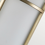 Бра с геометрическим каркасом и матовым белым цилиндрическим плафоном Feiss варинант исполнения - 4 | Loft Concept в Красноярске