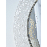 Зеркало круглое инкрустированное раковинами устриц Bone Inlay Dome Mirror White варинант исполнения - 4 | Loft Concept в Красноярске