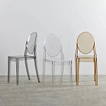 Прозрачный стул с янтарным оттенком LOUIS GHOST CHAIR варинант исполнения - 9 | Loft Concept в Красноярске