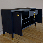 Комод-буфет Elsa Dreams Blue с открытыми полками   варинант исполнения - 6 | Loft Concept в Красноярске