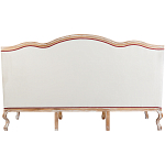 Трехместный диван из массива бука бежевый с растительным орнаментом Raffael Renaissance Beige Sofa варинант исполнения - 2 | Loft Concept в Красноярске