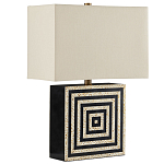 Настольная лампа с квадратным основанием и прямоугольным абажуром Neat Lines варинант исполнения - 4 | Loft Concept в Красноярске