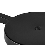 Настольная лампа с черным каркасом и белым тканевым абажуром в форме конуса Stylish Solution варинант исполнения - 2 | Loft Concept в Красноярске