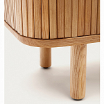 Буфет из ясеневого шпона с открытыми полками и 2-мя раздвижными дверями Toinette варинант исполнения - 4 | Loft Concept в Красноярске