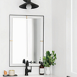 Зеркало прямоугольное в черной раме Gwendelyn варинант исполнения - 3 | Loft Concept в Красноярске