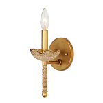 Бра из кованого железа с отделкой плетеной веревкой и сусальным золотом Parisian Style варинант исполнения - 3 | Loft Concept в Красноярске