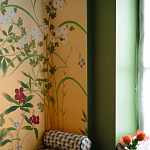 Обои ручная роспись Four Seasons Original colourway on painted Xuan paper with gold ombre варинант исполнения - 2 | Loft Concept в Красноярске