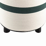 Пуф с плетеной светло-бежевой обивкой Serene Holidays варинант исполнения - 3 | Loft Concept в Красноярске