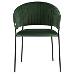 Стул в велюре зеленого цвета Horizon варинант исполнения - 2 | Loft Concept в Красноярске