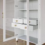 Дизайнерский шкаф витрина Elsa Dreams White с 4-мя ящиками варинант исполнения - 8 | Loft Concept в Красноярске